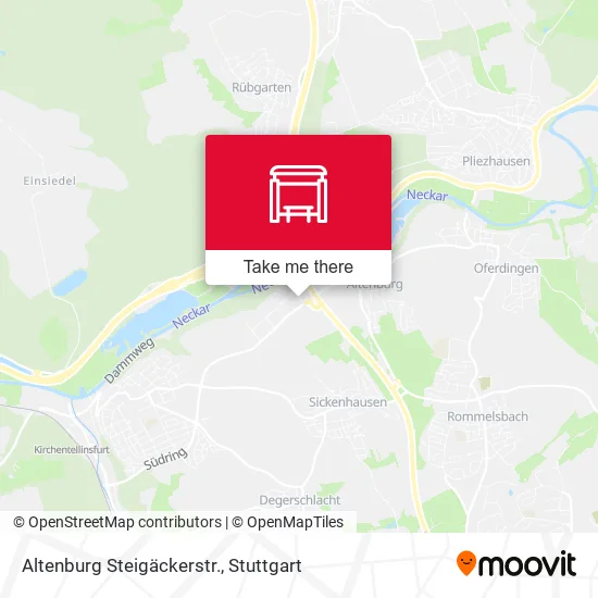 Карта Altenburg Steigäckerstr.