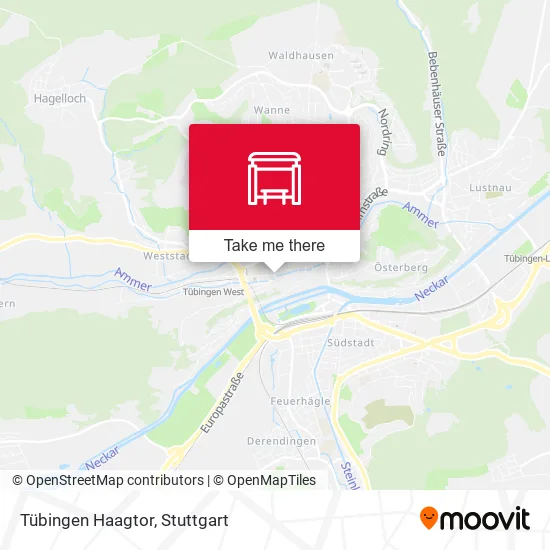 Карта Tübingen Haagtor