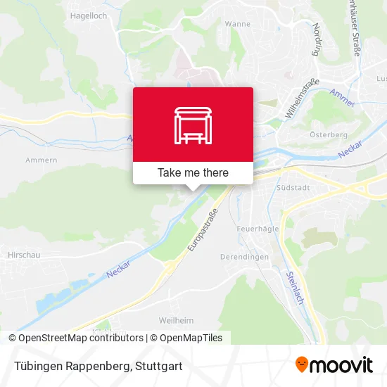 Карта Tübingen Rappenberg