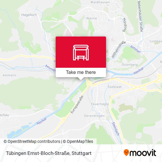 Tübingen Ernst-Bloch-Straße map