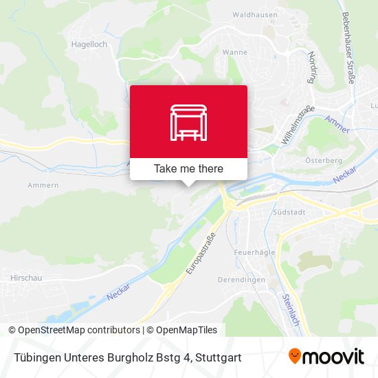 Tübingen Unteres Burgholz Bstg 4 map