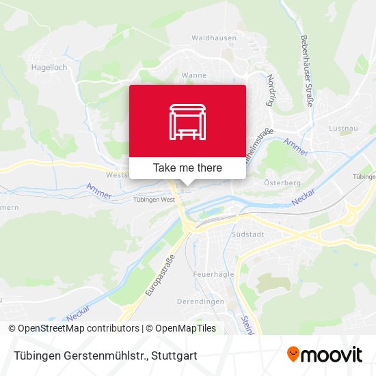 Tübingen Gerstenmühlstr. map