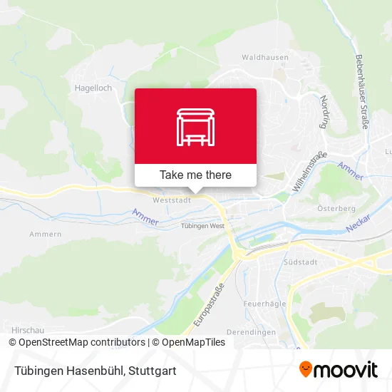 Карта Tübingen Hasenbühl