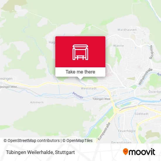 Карта Tübingen Weilerhalde