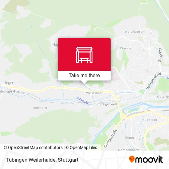 Карта Tübingen Weilerhalde