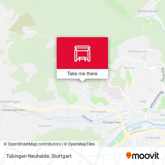 Tübingen Neuhalde map