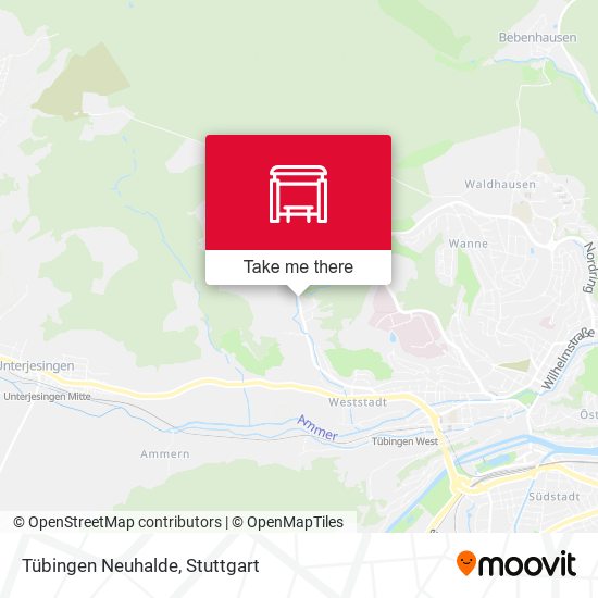 Tübingen Neuhalde map