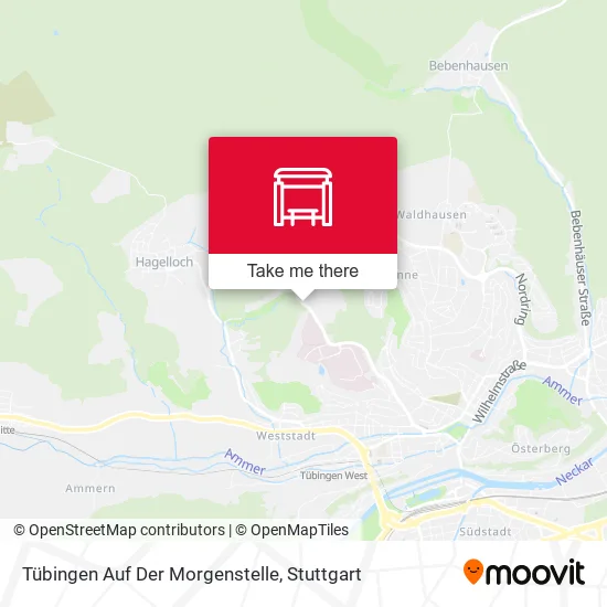 Карта Tübingen Auf Der Morgenstelle