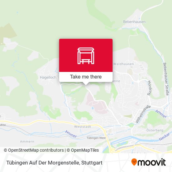 Tübingen Auf Der Morgenstelle map
