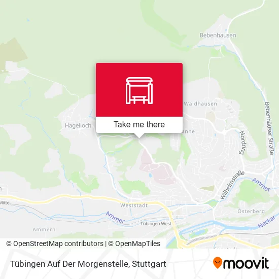 Карта Tübingen Auf Der Morgenstelle