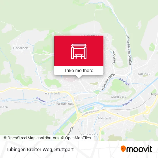 Карта Tübingen Breiter Weg