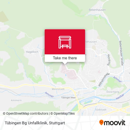 Tübingen Bg Unfallklinik map