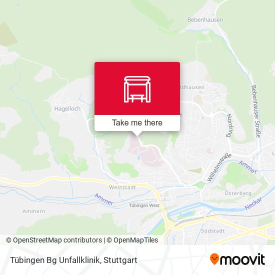 Tübingen Bg Unfallklinik map