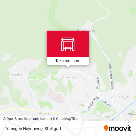 Карта Tübingen Haydnweg
