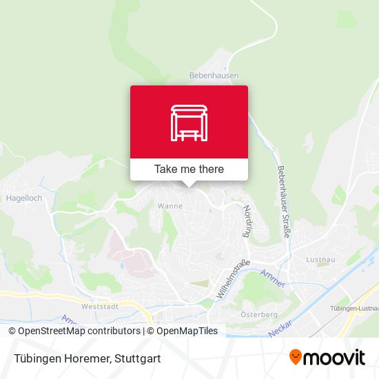 Tübingen Horemer map