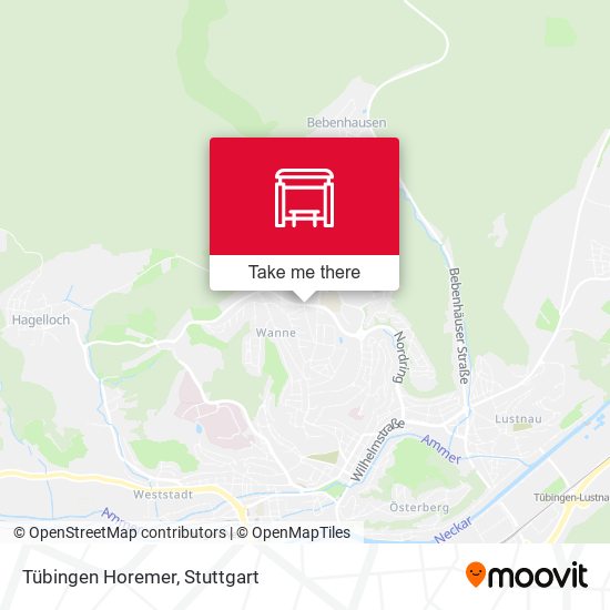 Tübingen Horemer map