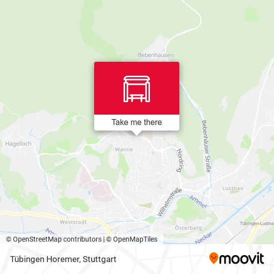 Карта Tübingen Horemer