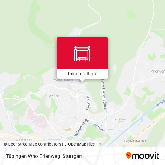 Tübingen Who Erlenweg map