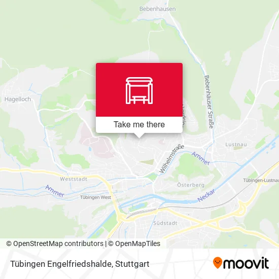 Карта Tübingen Engelfriedshalde