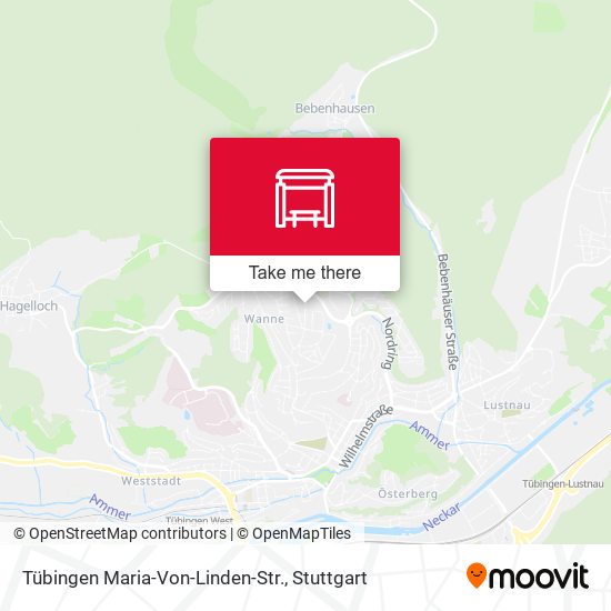 Tübingen Maria-Von-Linden-Str. map