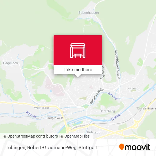 Карта Tübingen, Robert-Gradmann-Weg