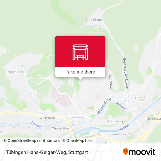 Tübingen Hans-Geiger-Weg map