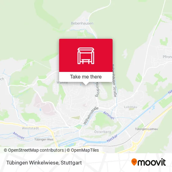 Карта Tübingen Winkelwiese