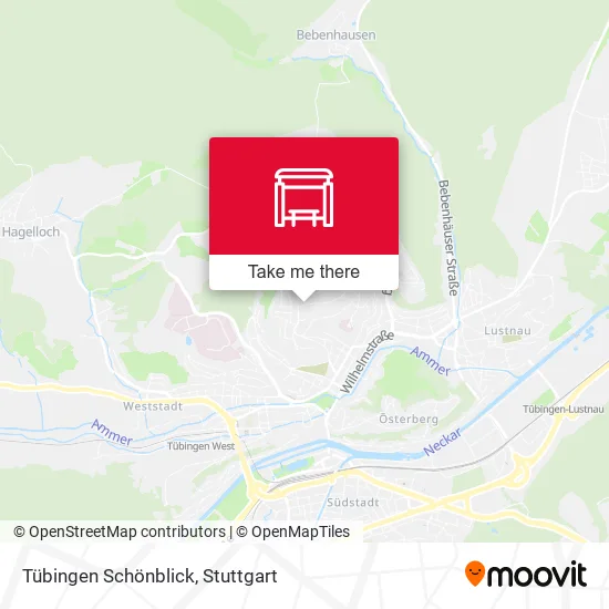 Карта Tübingen Schönblick