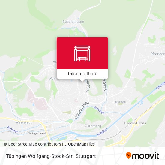Tübingen Wolfgang-Stock-Str. map