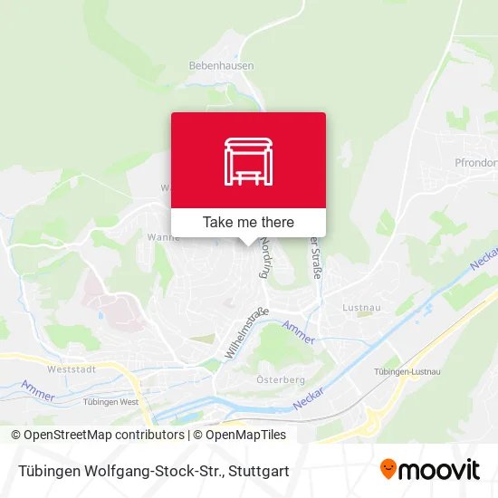 Карта Tübingen Wolfgang-Stock-Str.