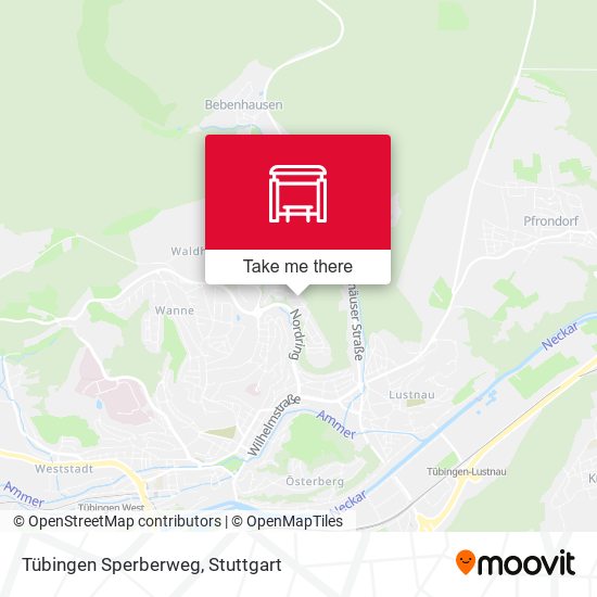 Tübingen Sperberweg map