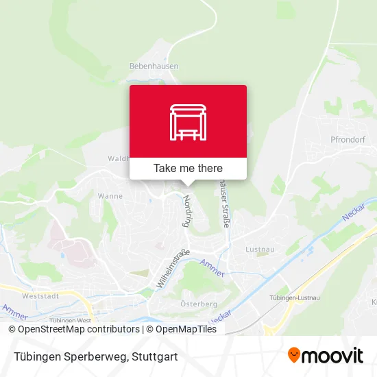 Карта Tübingen Sperberweg