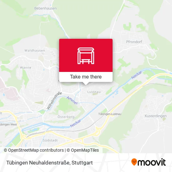 Карта Tübingen Neuhaldenstraße