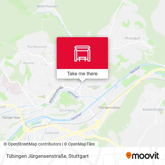 Карта Tübingen Jürgensenstraße