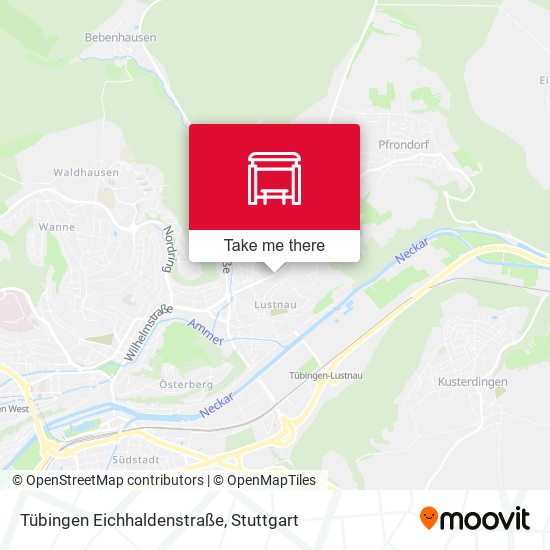 Tübingen Eichhaldenstraße map