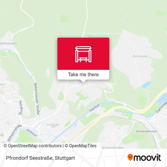 Карта Pfrondorf Seestraße