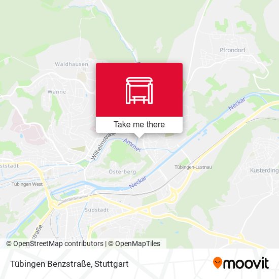 Tübingen Benzstraße map