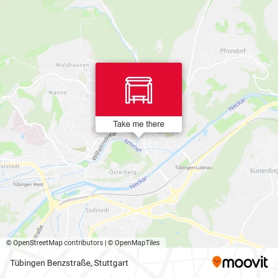 Карта Tübingen Benzstraße