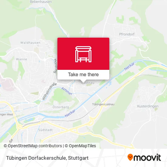 Карта Tübingen Dorfackerschule