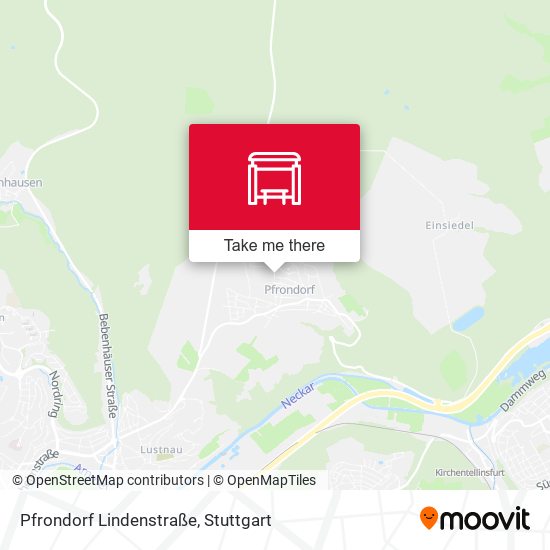 Pfrondorf Lindenstraße map