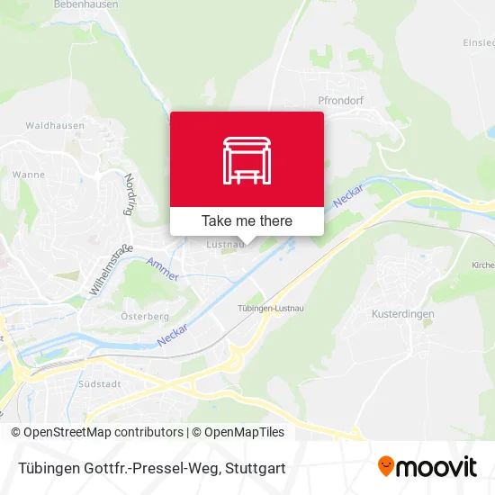 Карта Tübingen Gottfr.-Pressel-Weg