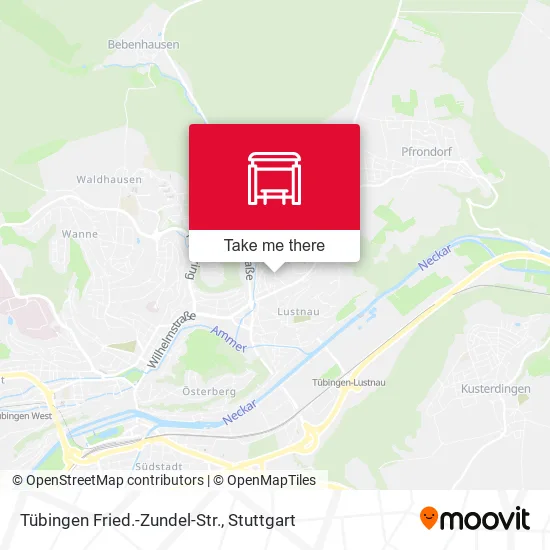 Карта Tübingen Fried.-Zundel-Str.