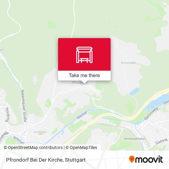 Pfrondorf Bei Der Kirche map