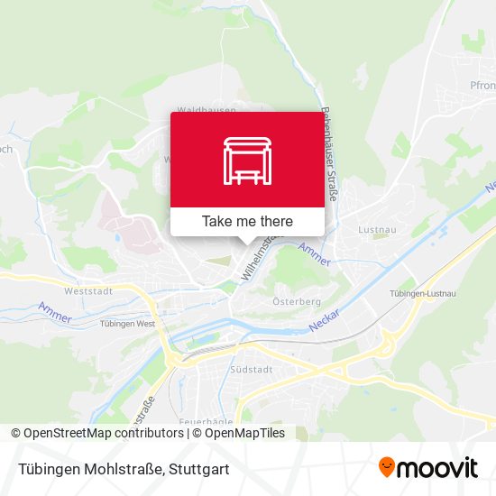 Tübingen Mohlstraße map