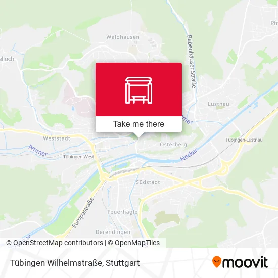 Карта Tübingen Wilhelmstraße