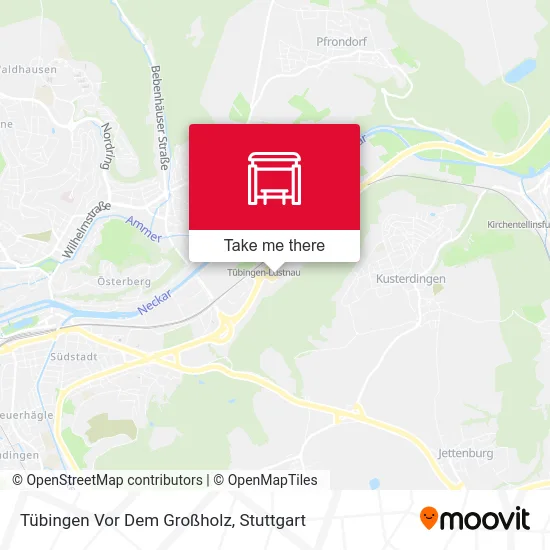 Карта Tübingen Vor Dem Großholz
