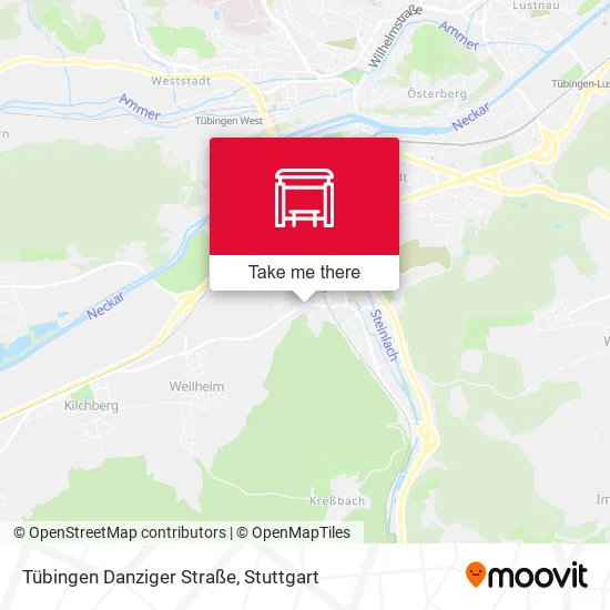 Карта Tübingen Danziger Straße