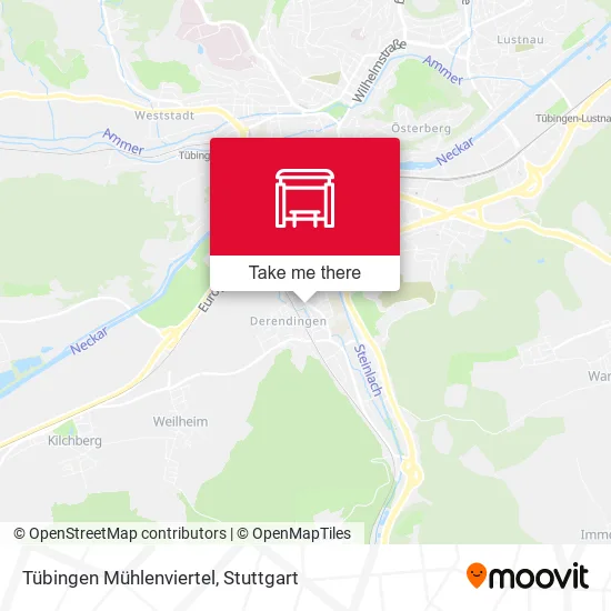 Карта Tübingen Mühlenviertel