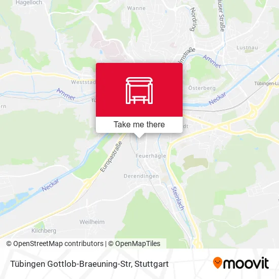 Карта Tübingen Gottlob-Braeuning-Str