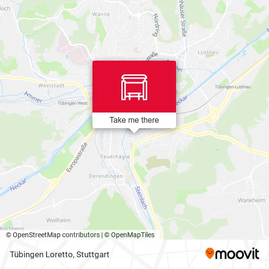 Карта Tübingen Loretto